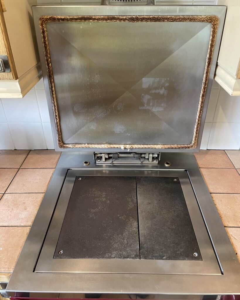 red aga cooker cleaning ware-3